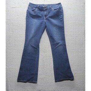 Lucky Brand Ginger Bootcut Jeans Plus Size 16W Mid Rise Curvy Blue Denim